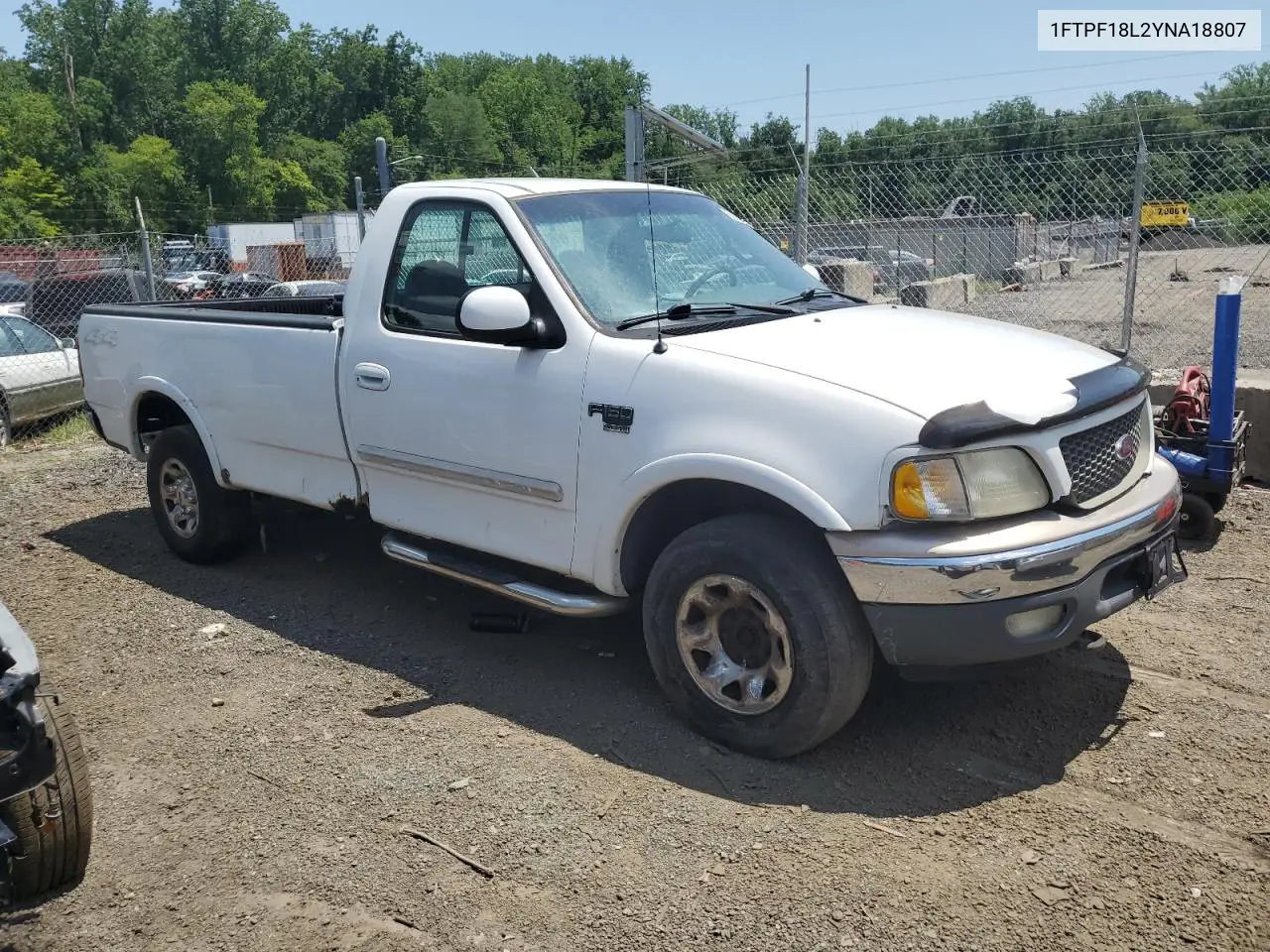 2000 Ford F150 VIN: 1FTPF18L2YNA18807 Lot: 62648305