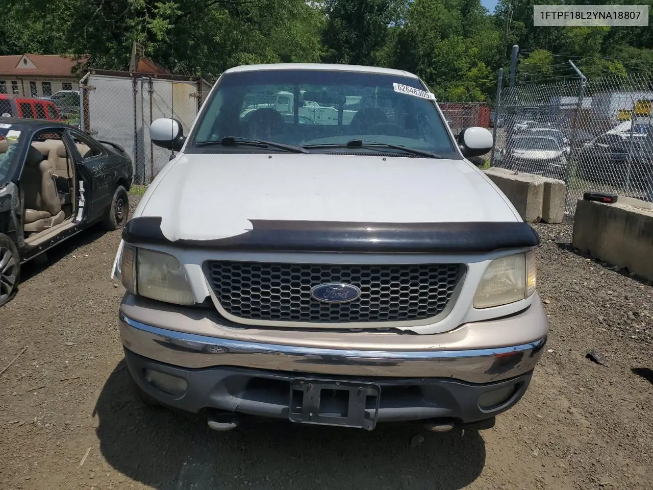 2000 Ford F150 VIN: 1FTPF18L2YNA18807 Lot: 62648305