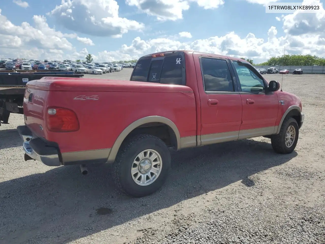 2001 Ford F150 Supercrew VIN: 1FTRW08LX1KE89923 Lot: 50106865