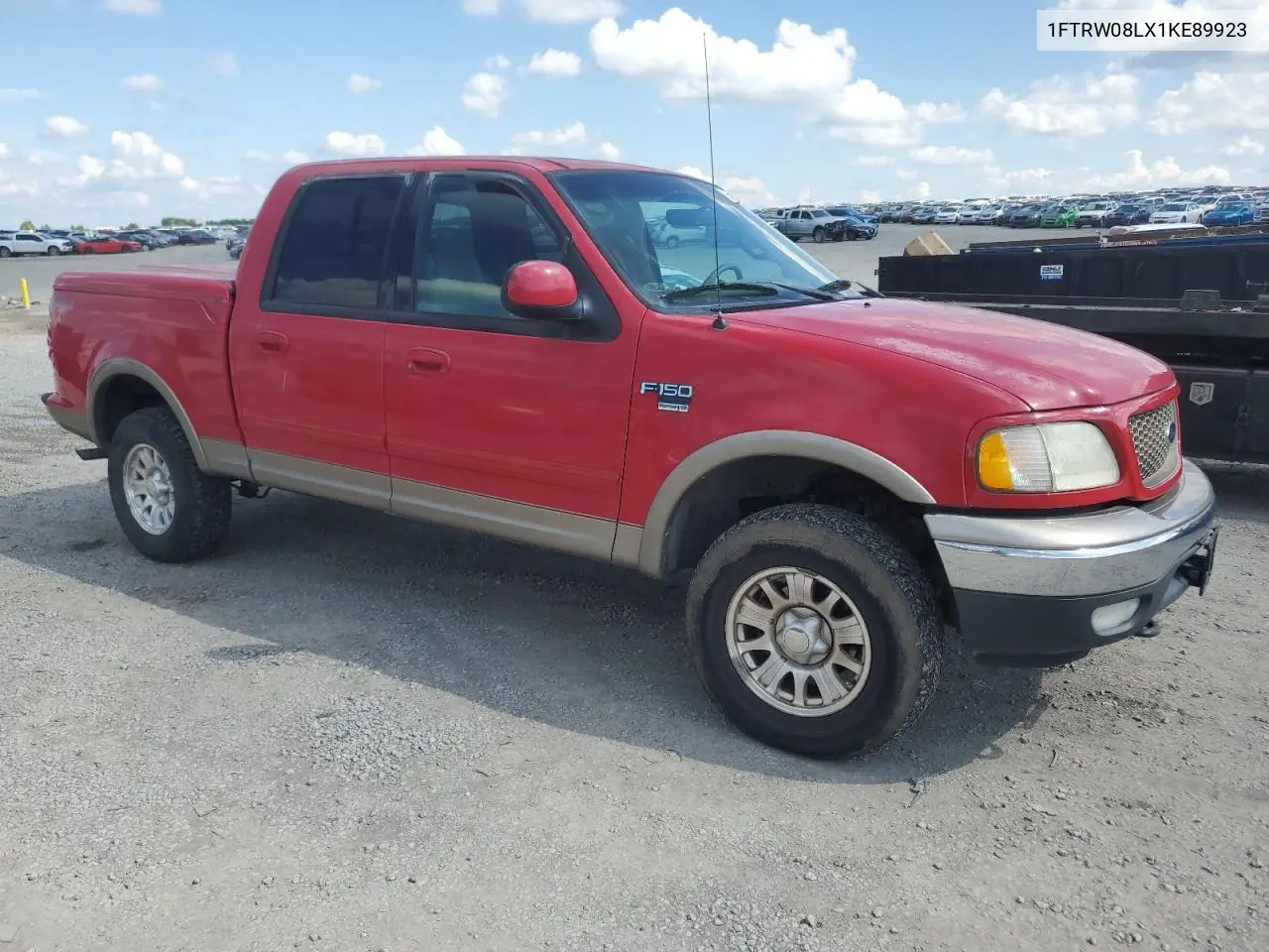 2001 Ford F150 Supercrew VIN: 1FTRW08LX1KE89923 Lot: 50106865