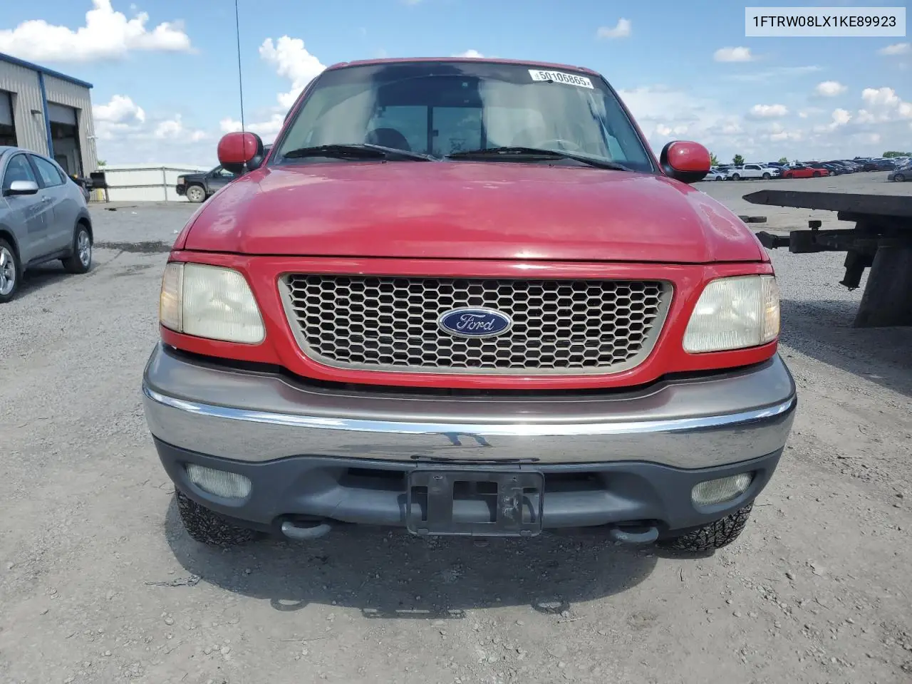 2001 Ford F150 Supercrew VIN: 1FTRW08LX1KE89923 Lot: 50106865