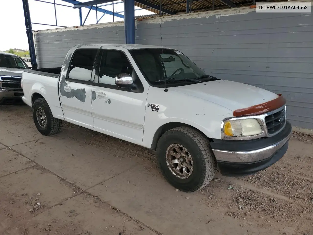 2001 Ford F150 Supercrew VIN: 1FTRW07L01KA04562 Lot: 52741935