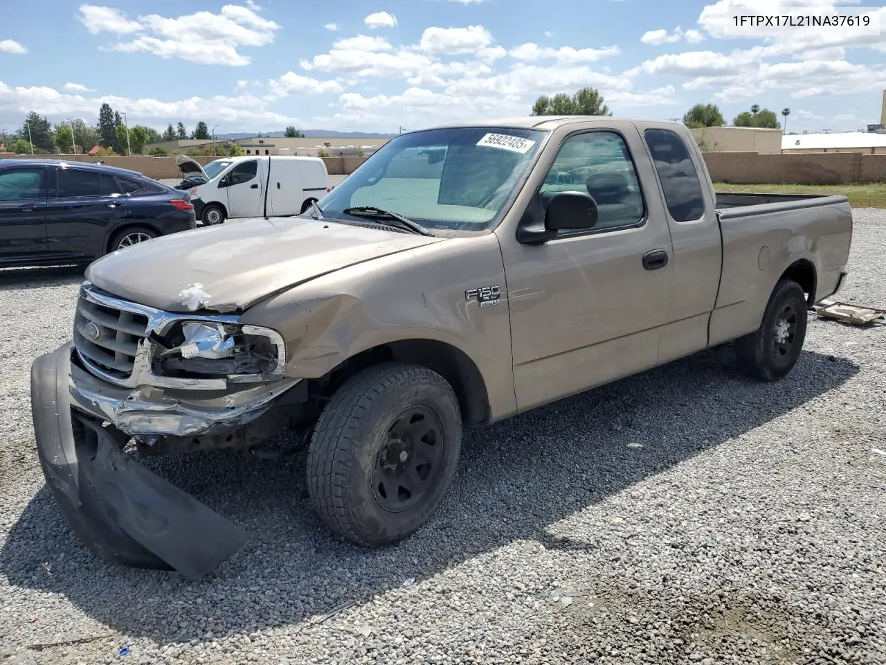2001 Ford F150 VIN: 1FTPX17L21NA37619 Lot: 56922485