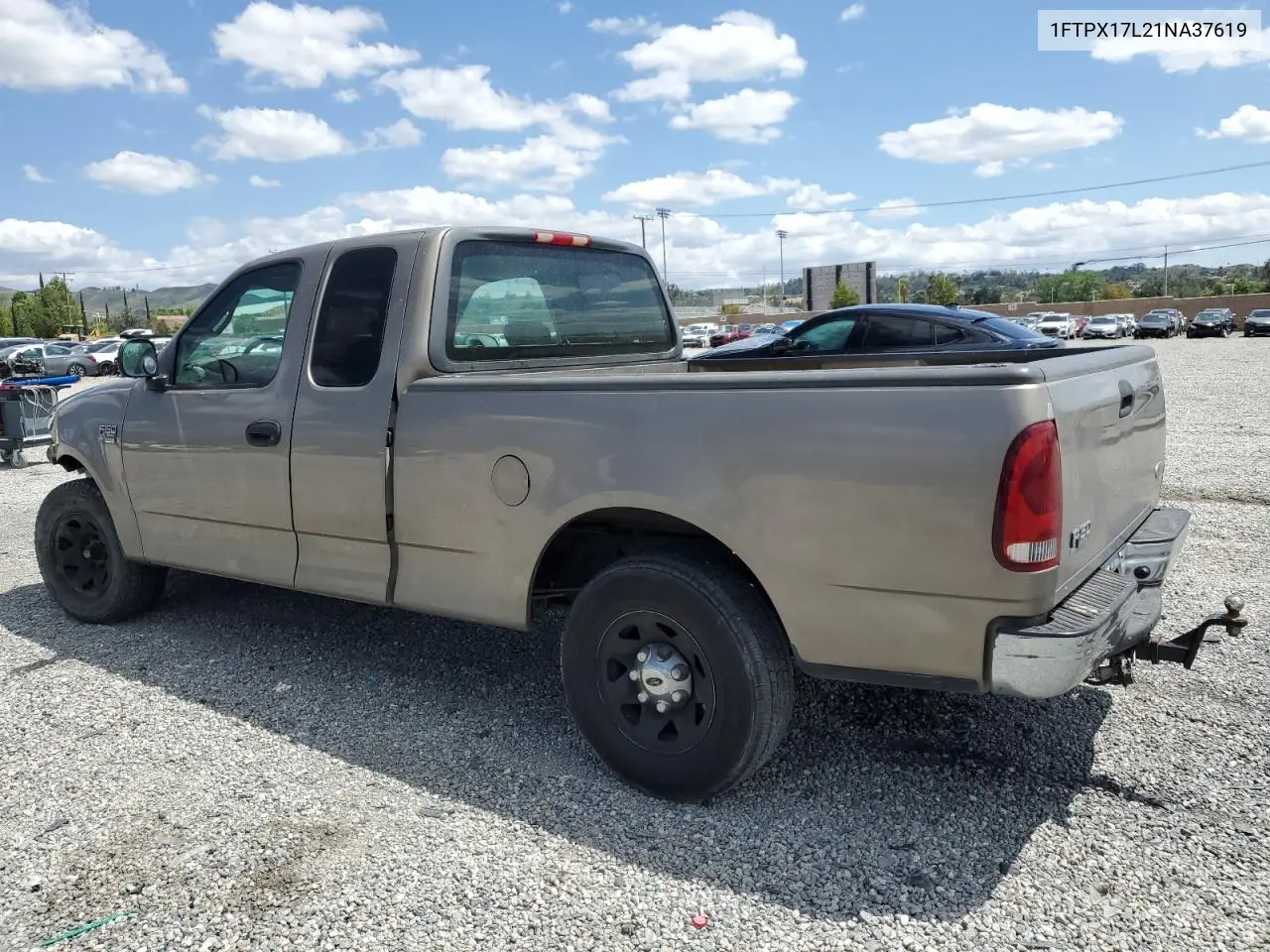 2001 Ford F150 VIN: 1FTPX17L21NA37619 Lot: 56922485