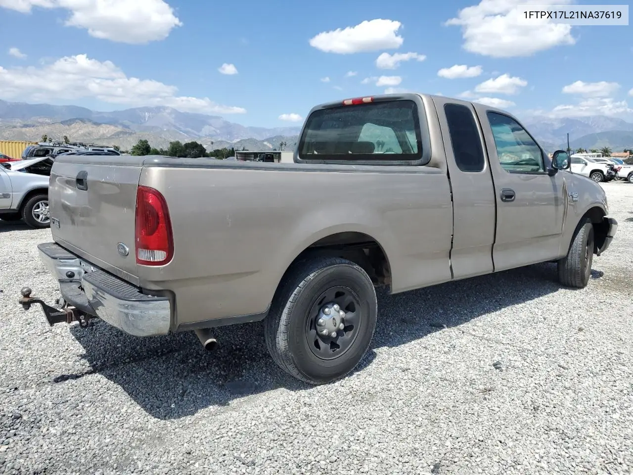 2001 Ford F150 VIN: 1FTPX17L21NA37619 Lot: 56922485