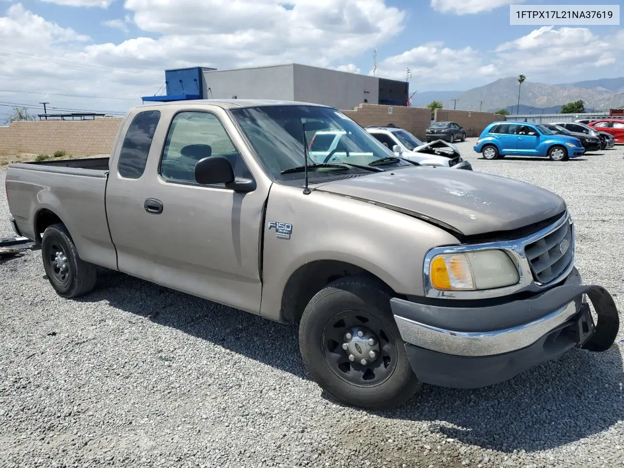 2001 Ford F150 VIN: 1FTPX17L21NA37619 Lot: 56922485
