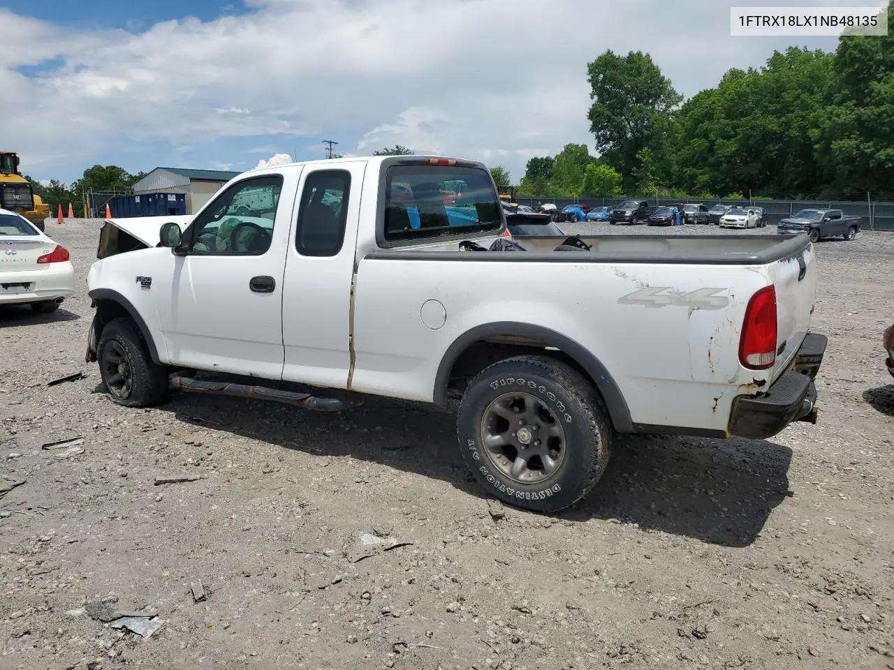2001 Ford F150 VIN: 1FTRX18LX1NB48135 Lot: 56931545