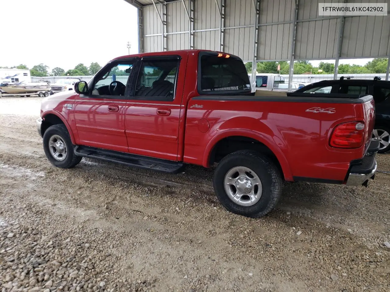 2001 Ford F150 Supercrew VIN: 1FTRW08L61KC42902 Lot: 62254905