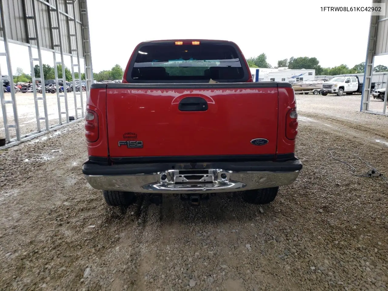 2001 Ford F150 Supercrew VIN: 1FTRW08L61KC42902 Lot: 62254905