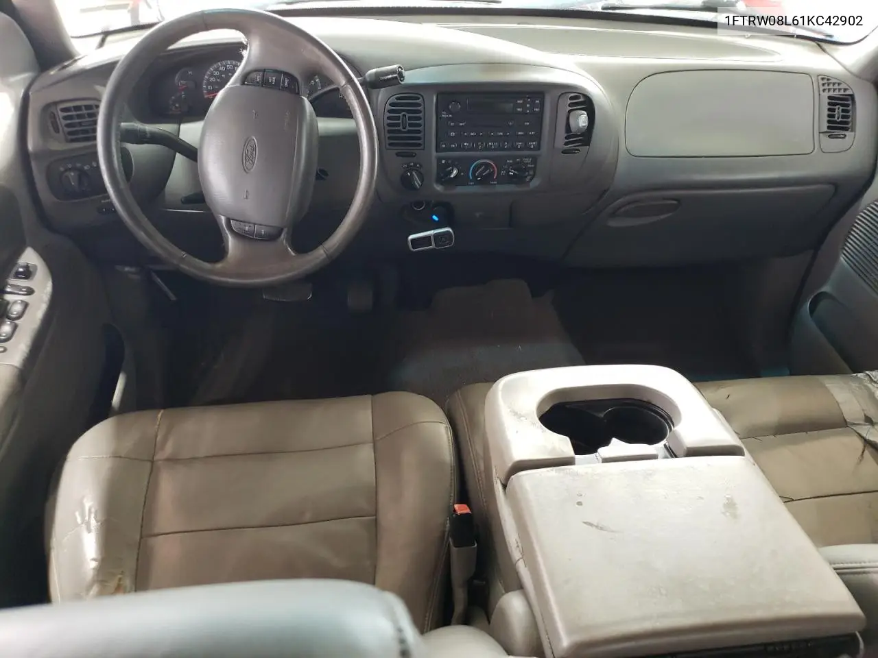 2001 Ford F150 Supercrew VIN: 1FTRW08L61KC42902 Lot: 62254905