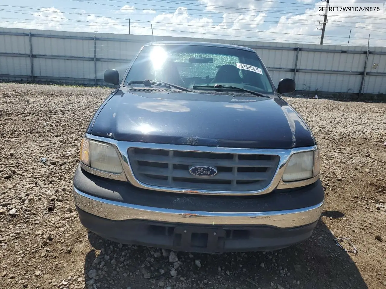 2001 Ford F150 VIN: 2FTRF17W91CA49875 Lot: 62696525