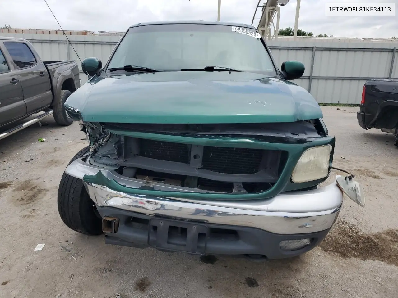 2001 Ford F150 Supercrew VIN: 1FTRW08L81KE34113 Lot: 62850325