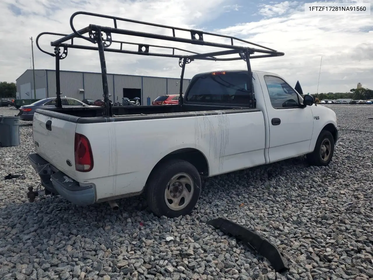 2001 Ford F150 VIN: 1FTZF17281NA91560 Lot: 63121915