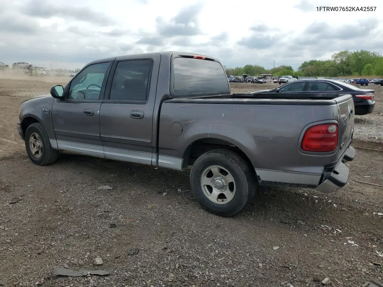 2002 Ford F150 Supercrew VIN: 1FTRW07652KA42557 Lot: 56308035