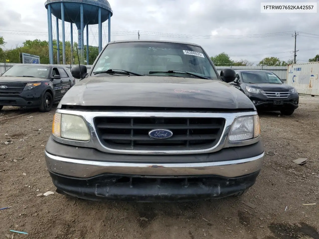 2002 Ford F150 Supercrew VIN: 1FTRW07652KA42557 Lot: 56308035