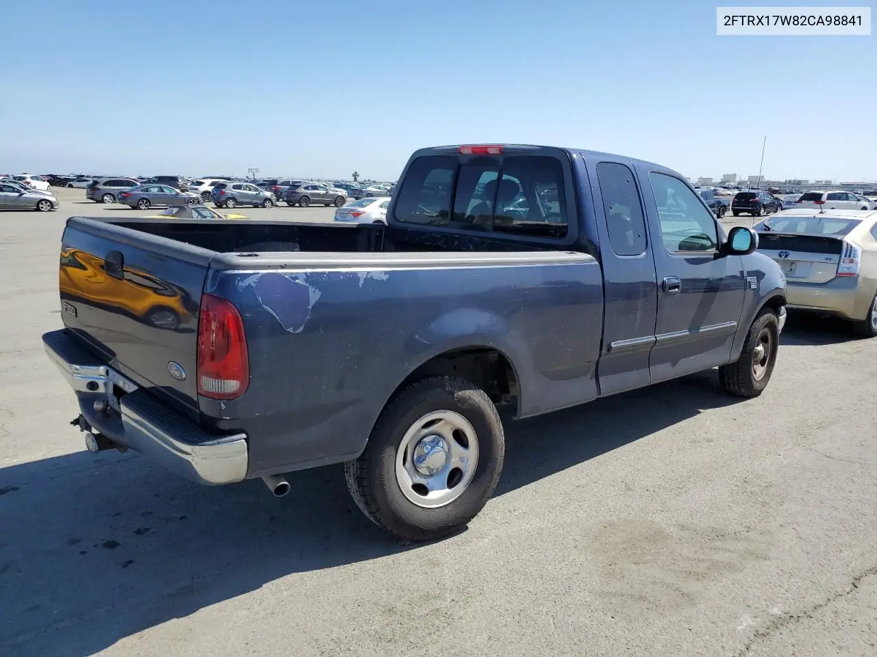 2002 Ford F150 VIN: 2FTRX17W82CA98841 Lot: 57055285