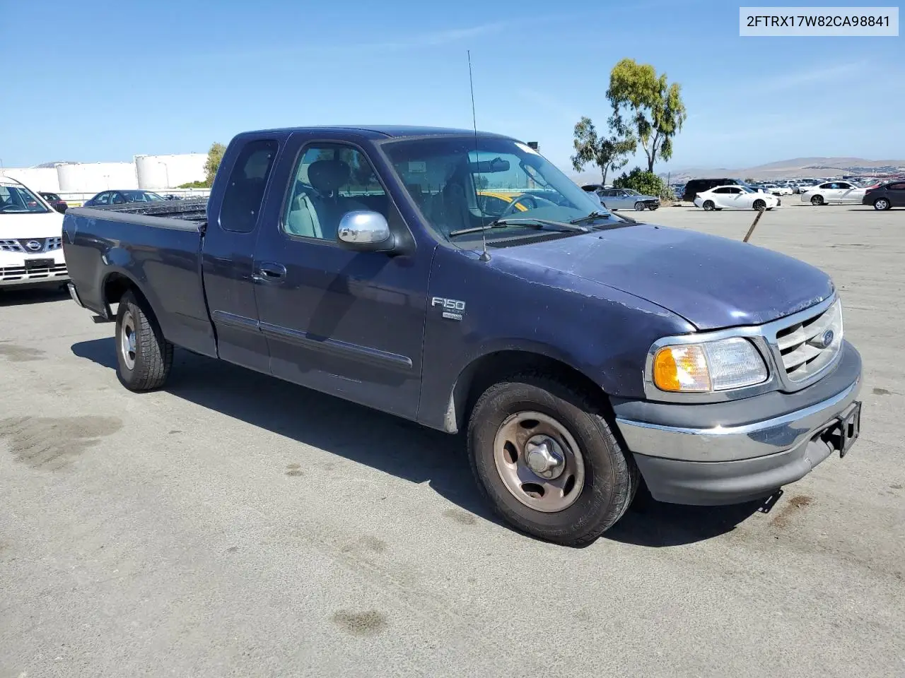 2002 Ford F150 VIN: 2FTRX17W82CA98841 Lot: 57055285