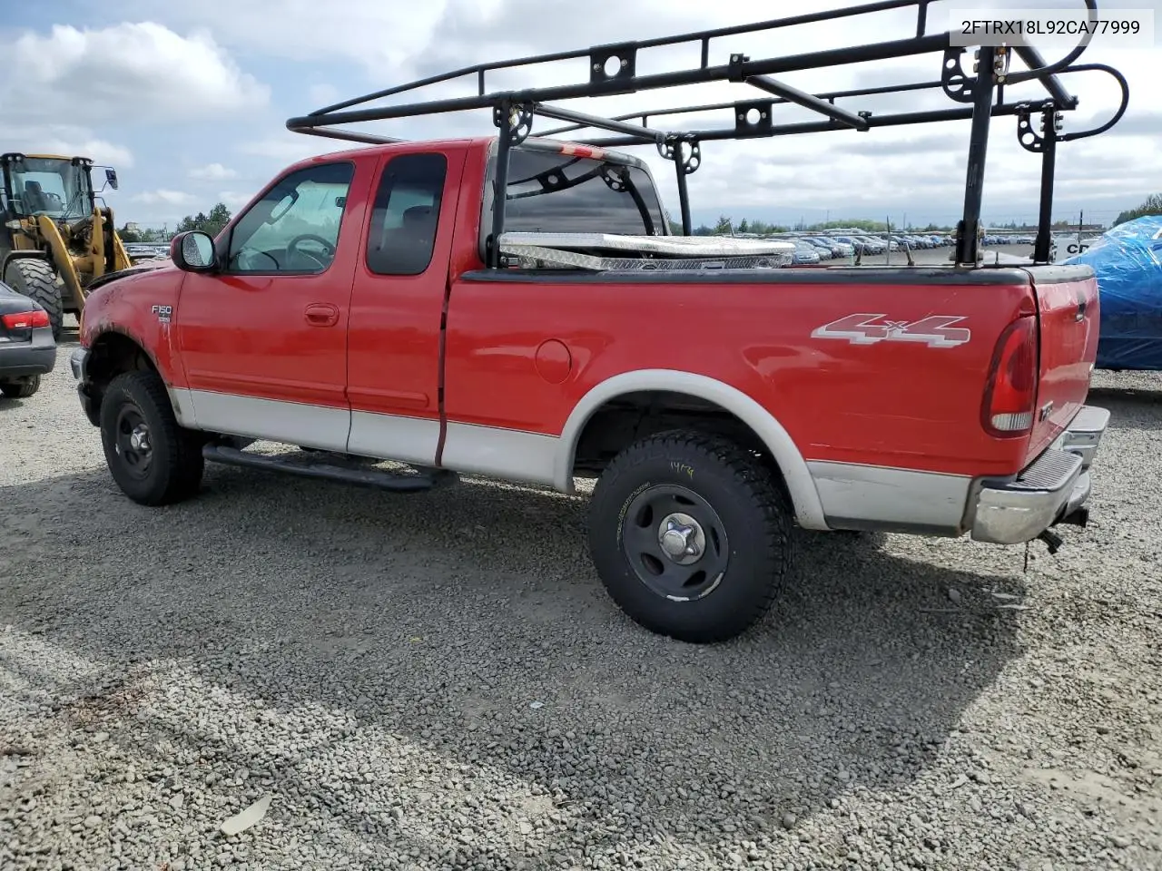 2002 Ford F150 VIN: 2FTRX18L92CA77999 Lot: 58026585