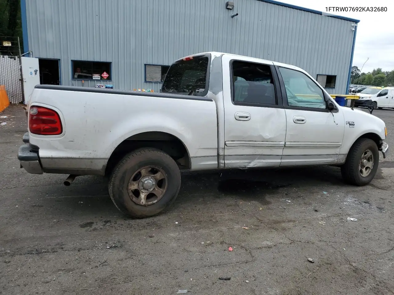 2002 Ford F150 Supercrew VIN: 1FTRW07692KA32680 Lot: 62340895