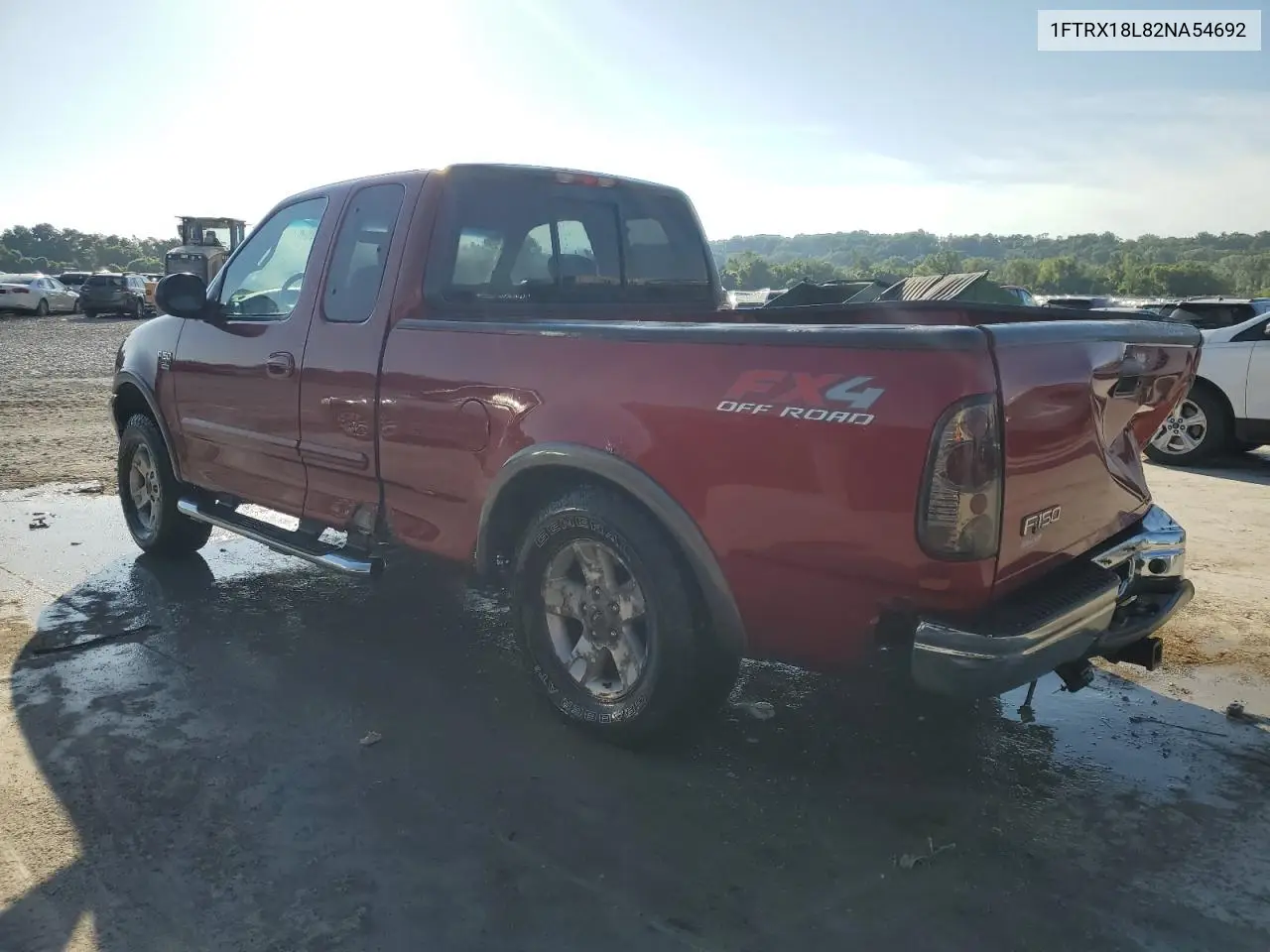 2002 Ford F150 VIN: 1FTRX18L82NA54692 Lot: 62559605