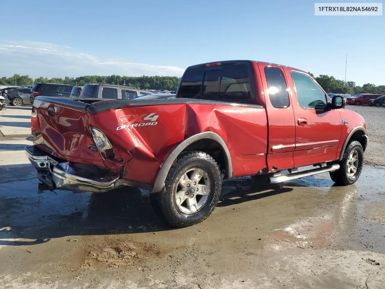 2002 Ford F150 VIN: 1FTRX18L82NA54692 Lot: 62559605