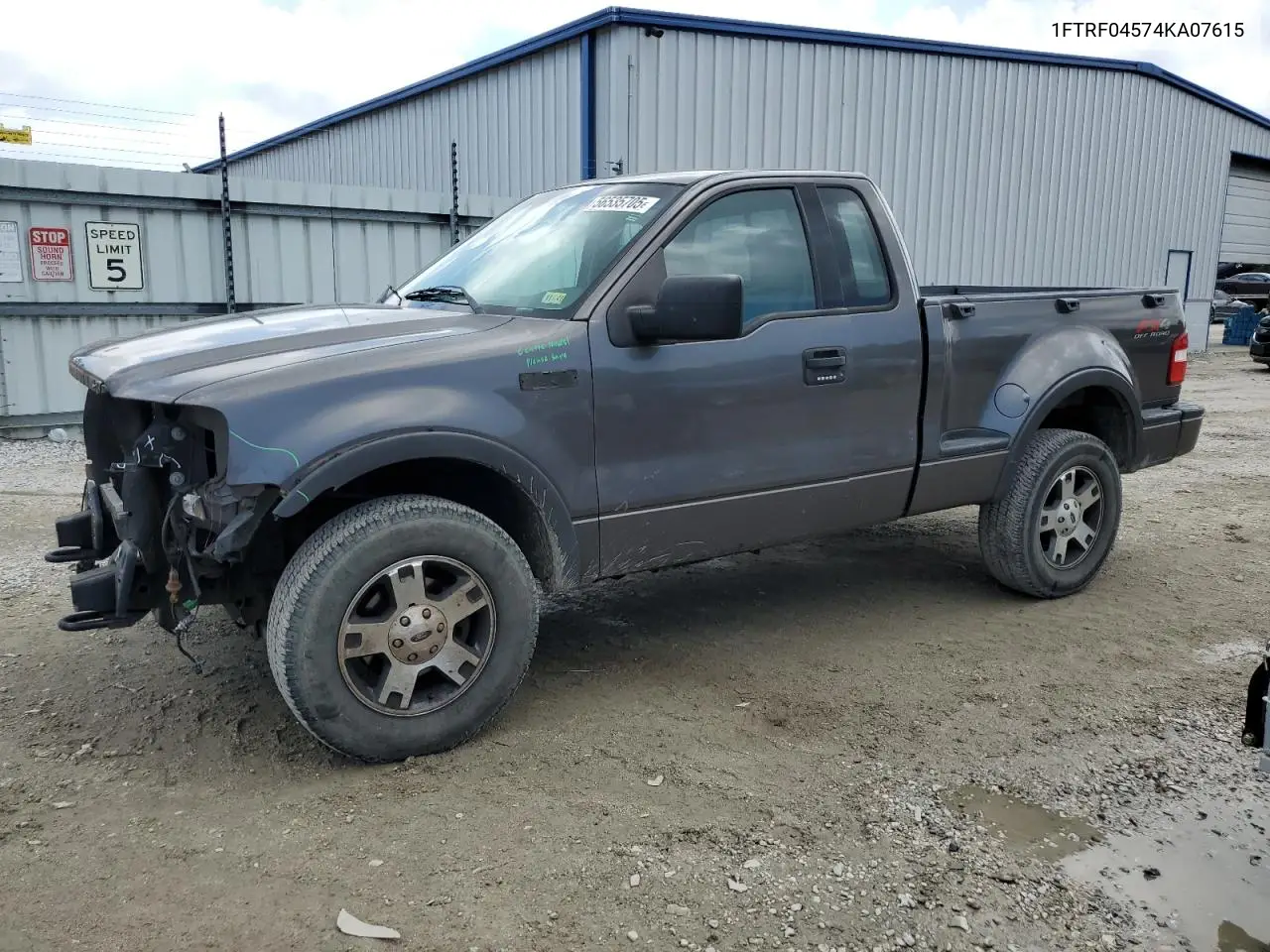 2004 Ford F150 VIN: 1FTRF04574KA07615 Lot: 56535705