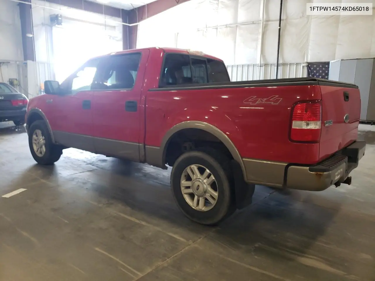 2004 Ford F150 Supercrew VIN: 1FTPW14574KD65018 Lot: 56664165