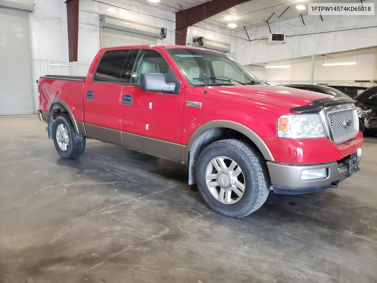 2004 Ford F150 Supercrew VIN: 1FTPW14574KD65018 Lot: 56664165