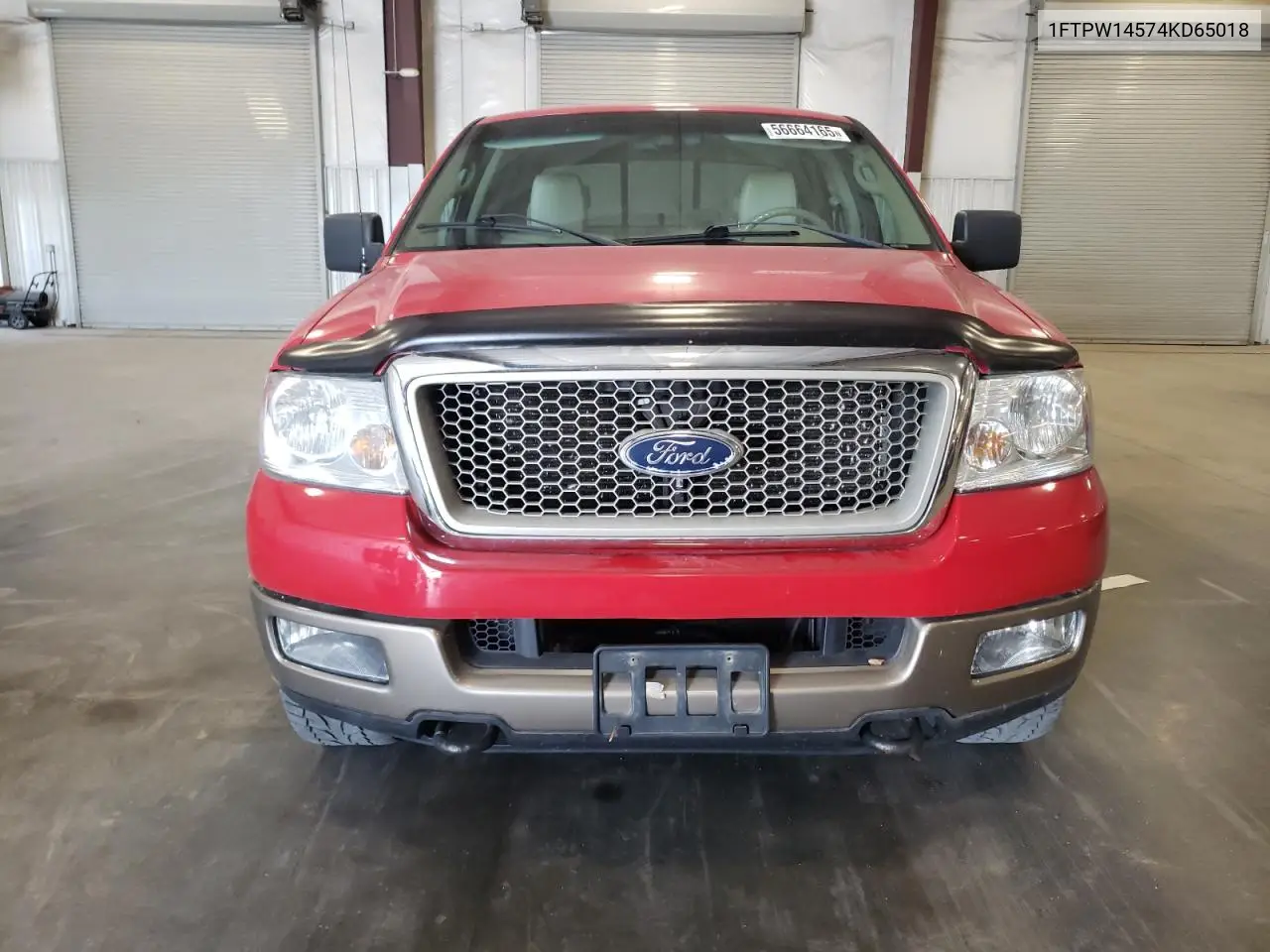 2004 Ford F150 Supercrew VIN: 1FTPW14574KD65018 Lot: 56664165