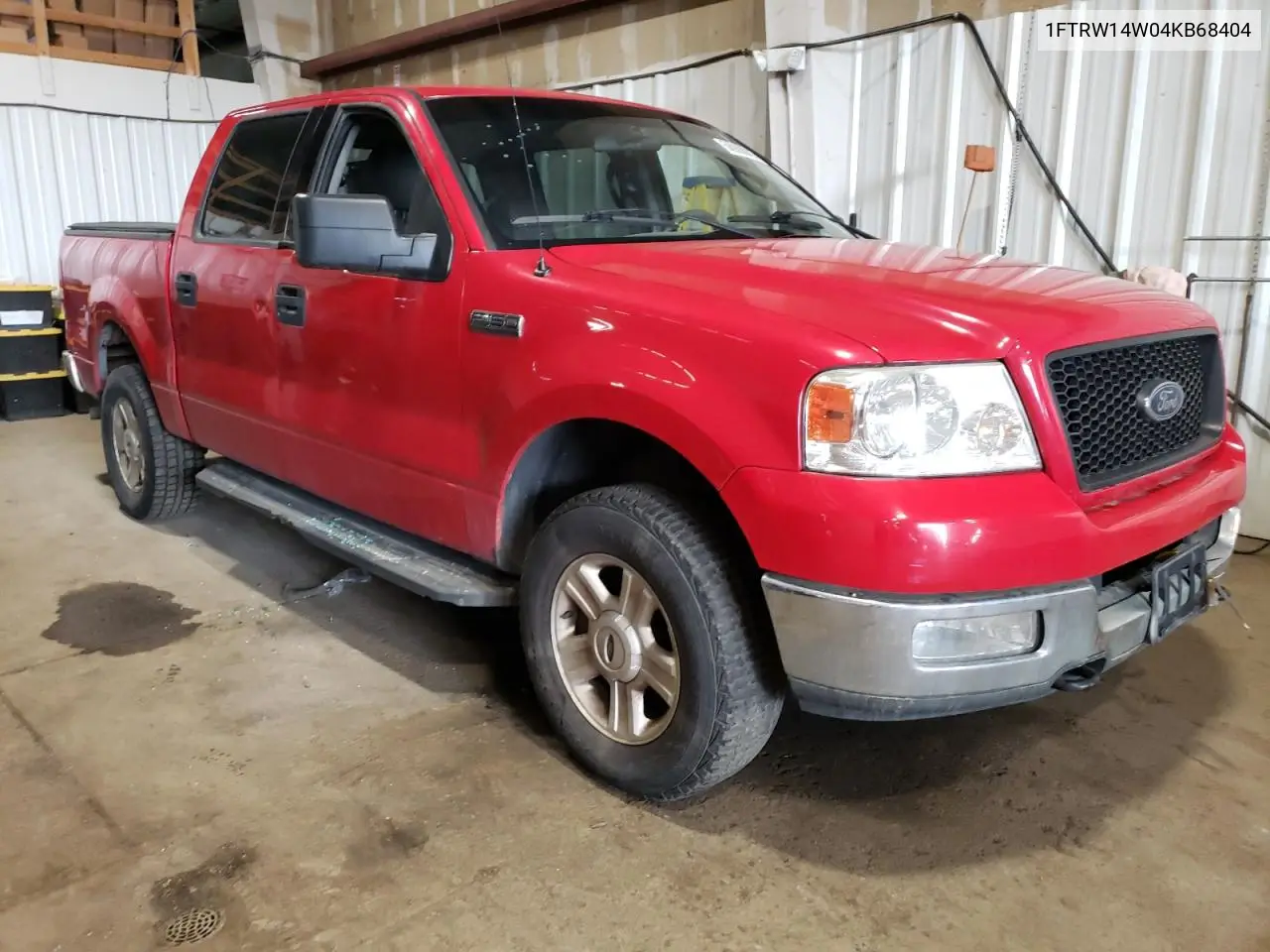 2004 Ford F150 Supercrew VIN: 1FTRW14W04KB68404 Lot: 56980045