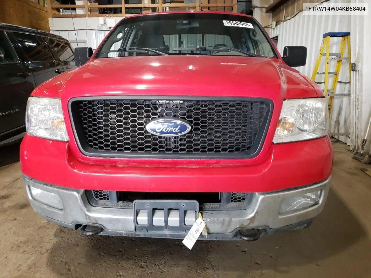 2004 Ford F150 Supercrew VIN: 1FTRW14W04KB68404 Lot: 56980045