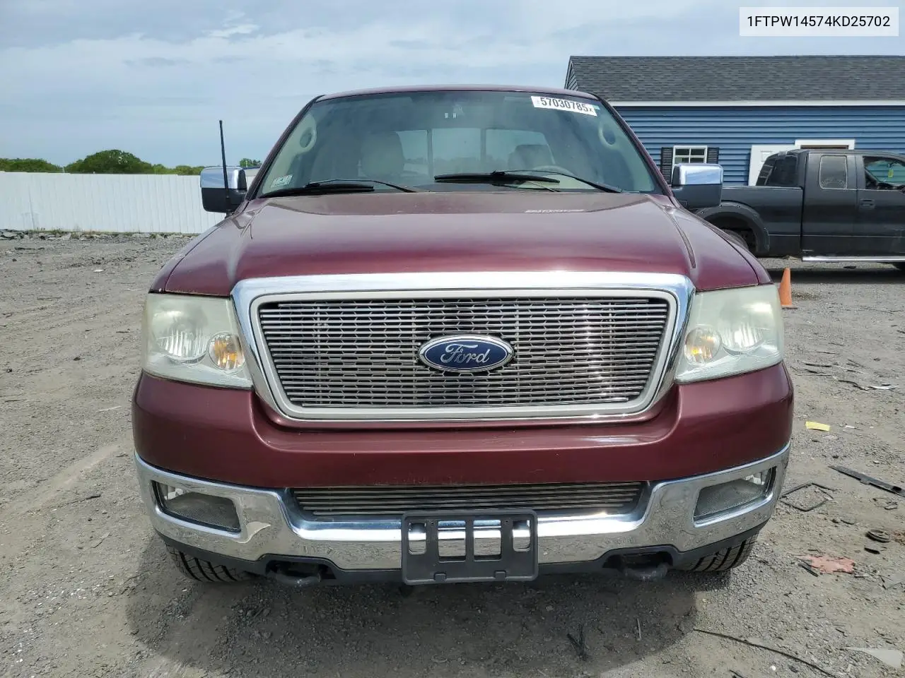 2004 Ford F150 Supercrew VIN: 1FTPW14574KD25702 Lot: 57030785
