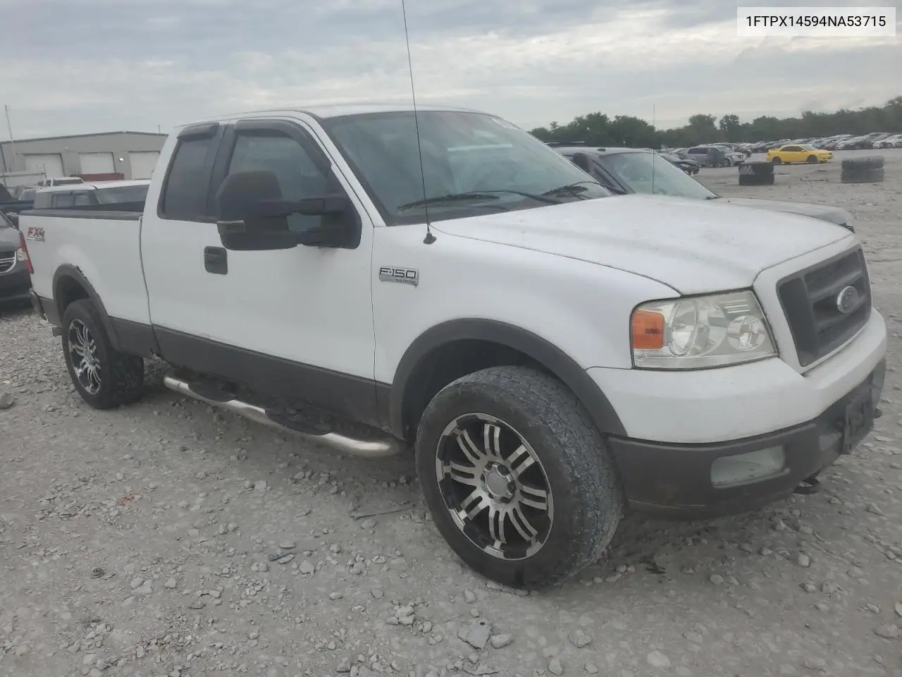 2004 Ford F150 VIN: 1FTPX14594NA53715 Lot: 62613885
