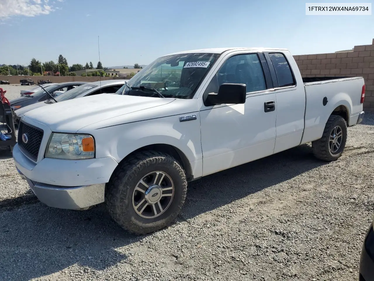 2004 Ford F150 VIN: 1FTRX12WX4NA69734 Lot: 62692495