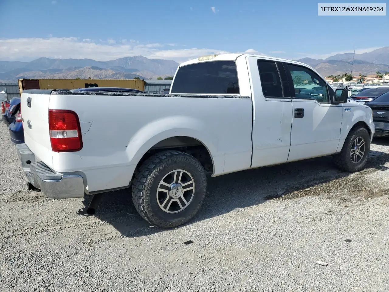 2004 Ford F150 VIN: 1FTRX12WX4NA69734 Lot: 62692495
