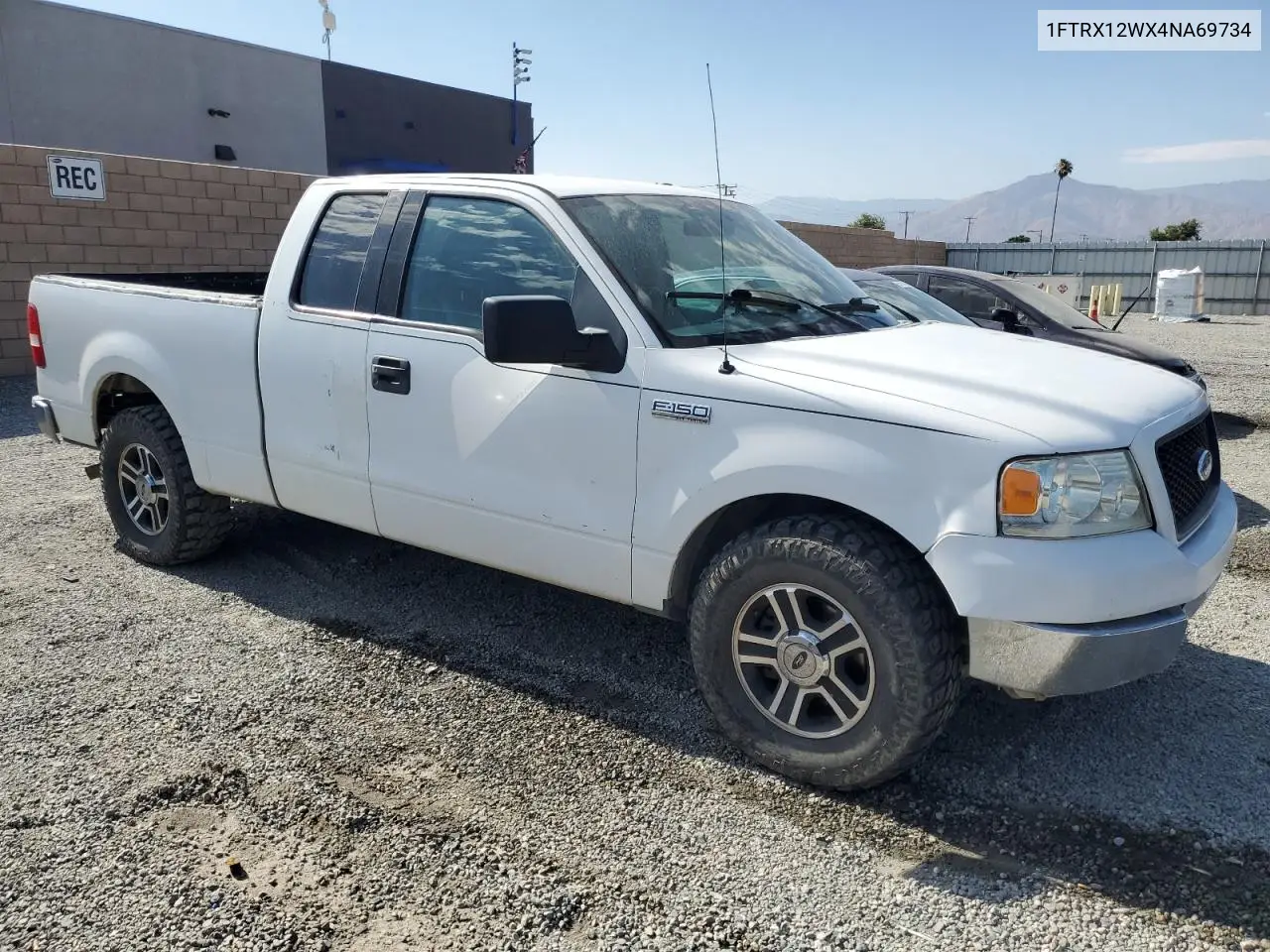 2004 Ford F150 VIN: 1FTRX12WX4NA69734 Lot: 62692495