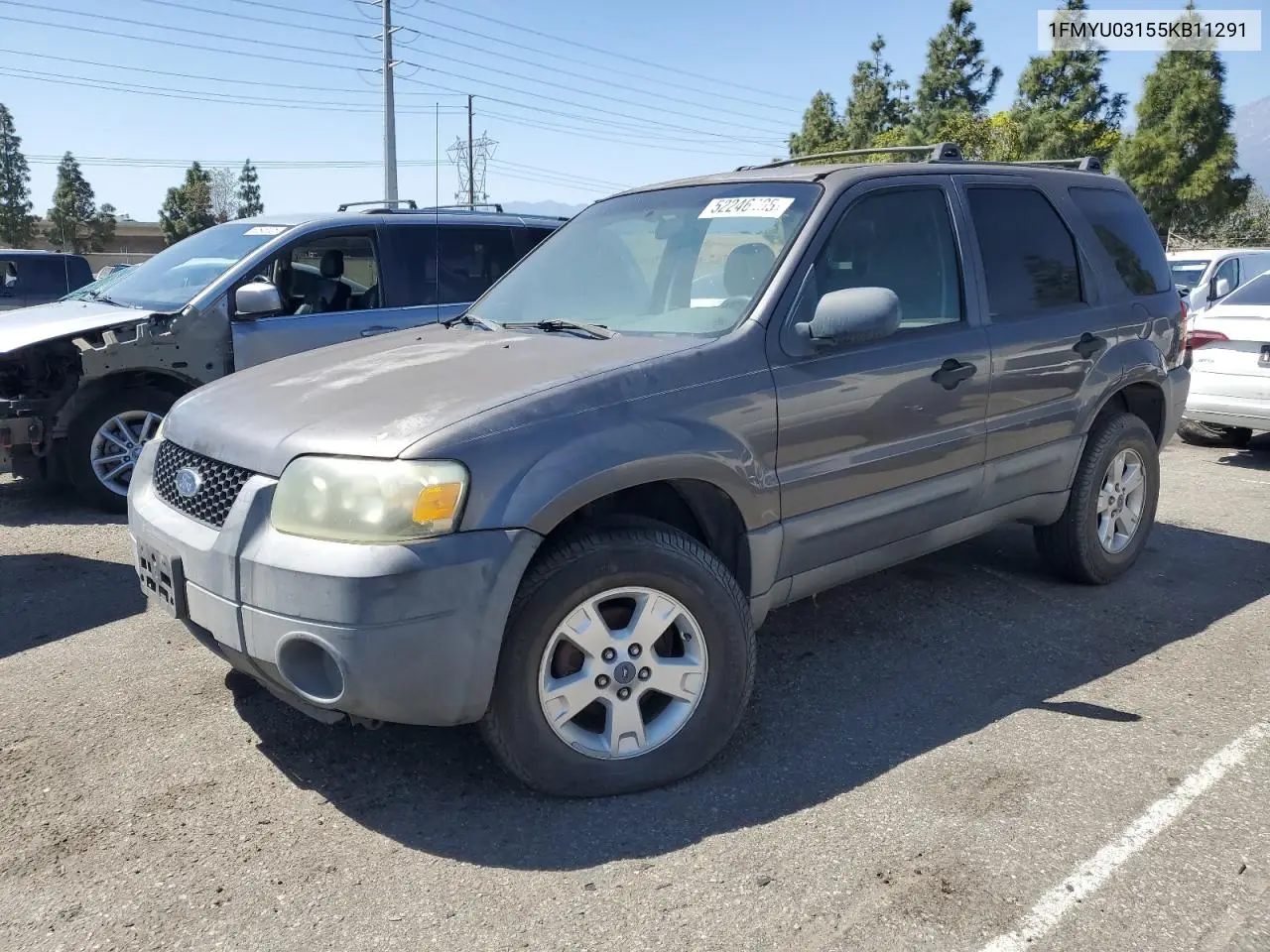 2005 Ford Escape Xlt VIN: 1FMYU03155KB11291 Lot: 52246495