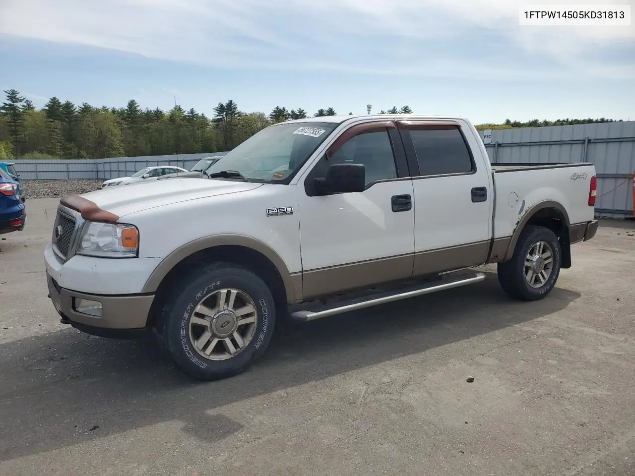 2005 Ford F150 Supercrew VIN: 1FTPW14505KD31813 Lot: 56727555