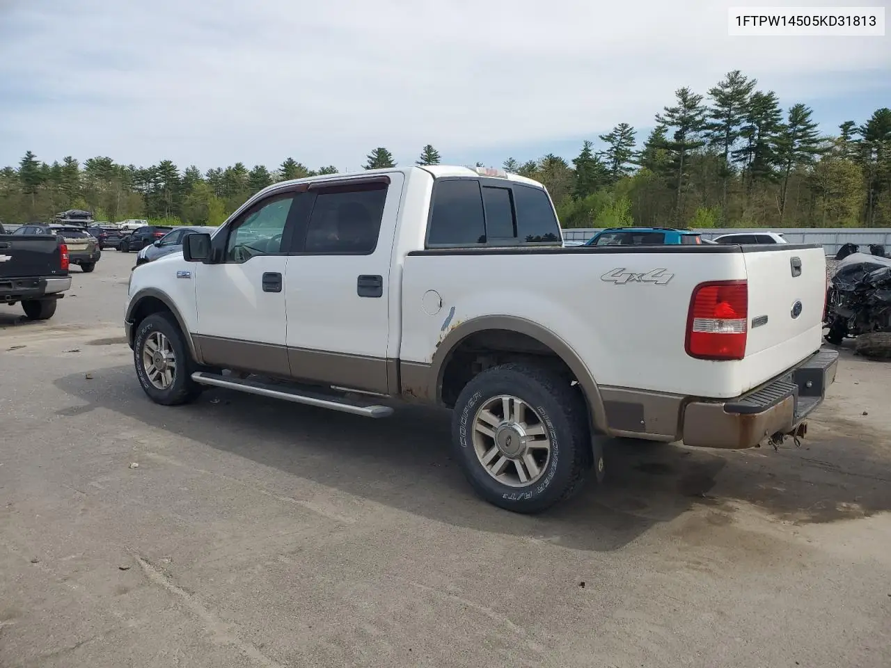 2005 Ford F150 Supercrew VIN: 1FTPW14505KD31813 Lot: 56727555