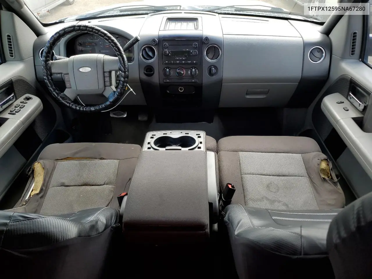 2005 Ford F150 VIN: 1FTPX12595NA67280 Lot: 56922545