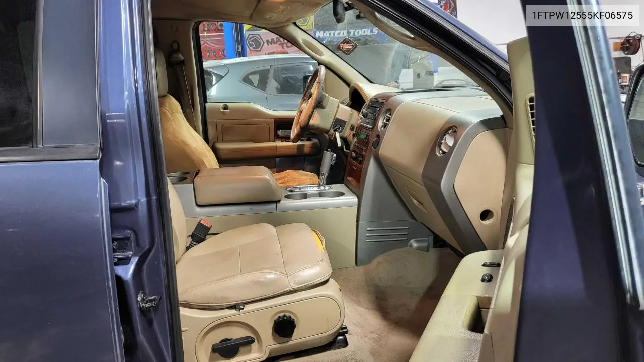 2005 Ford F150 Supercrew VIN: 1FTPW12555KF06575 Lot: 57114205