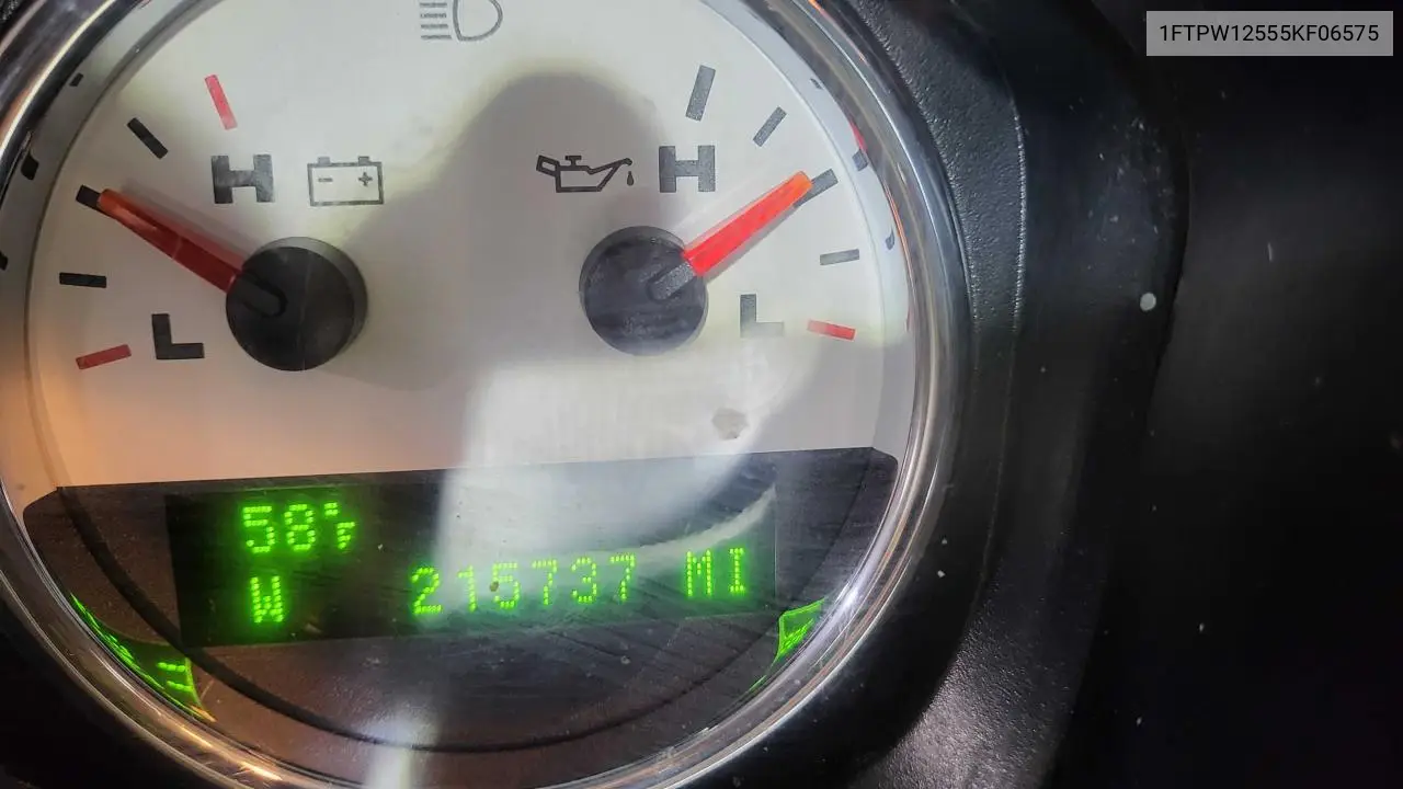 2005 Ford F150 Supercrew VIN: 1FTPW12555KF06575 Lot: 57114205