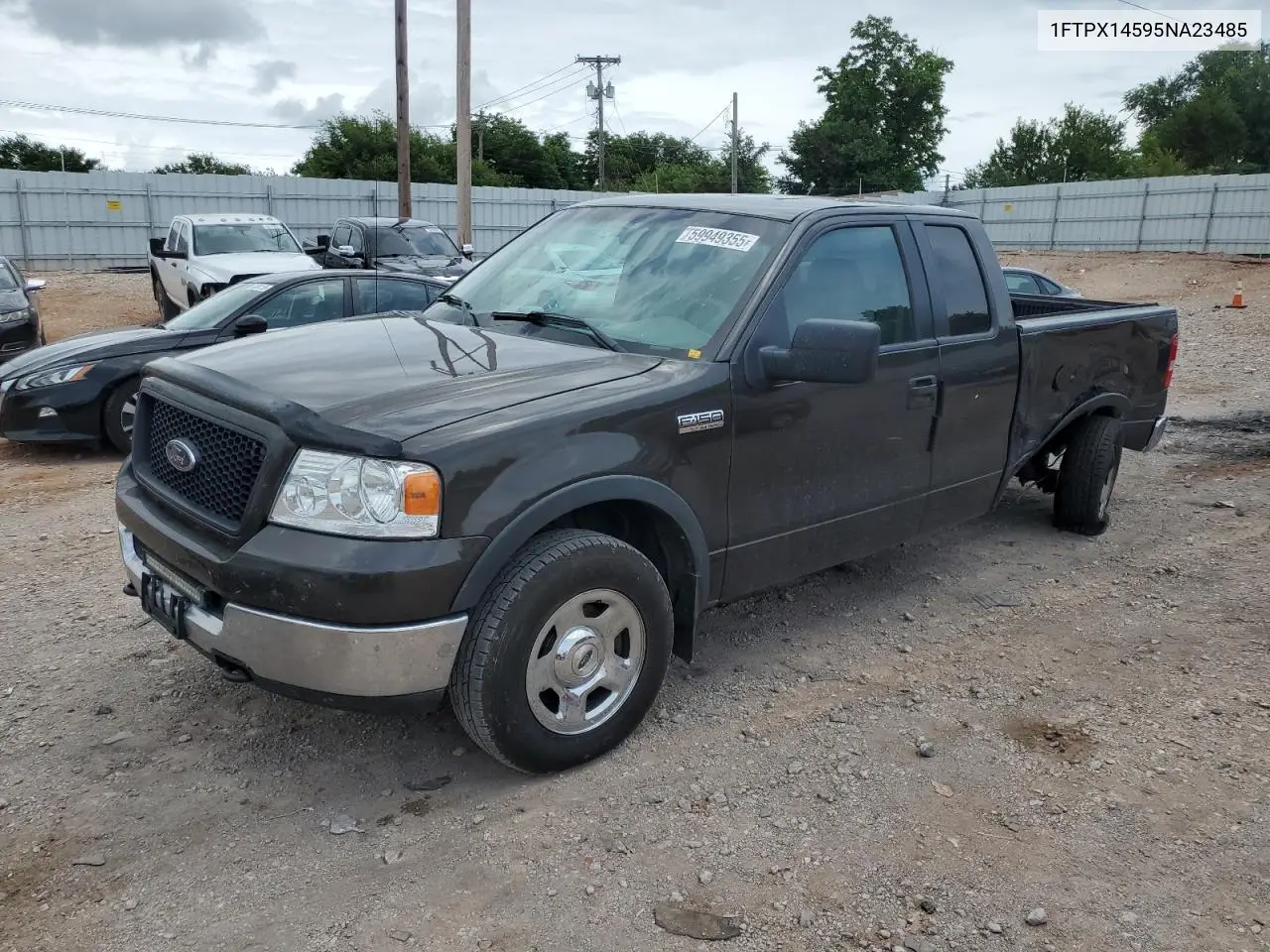 2005 Ford F150 VIN: 1FTPX14595NA23485 Lot: 59949355