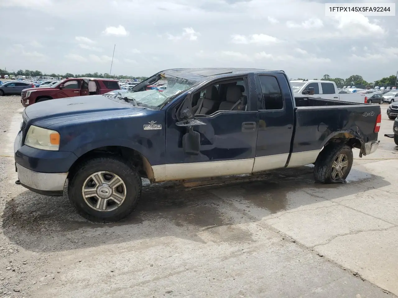 2005 Ford F150 VIN: 1FTPX145X5FA92244 Lot: 61569865
