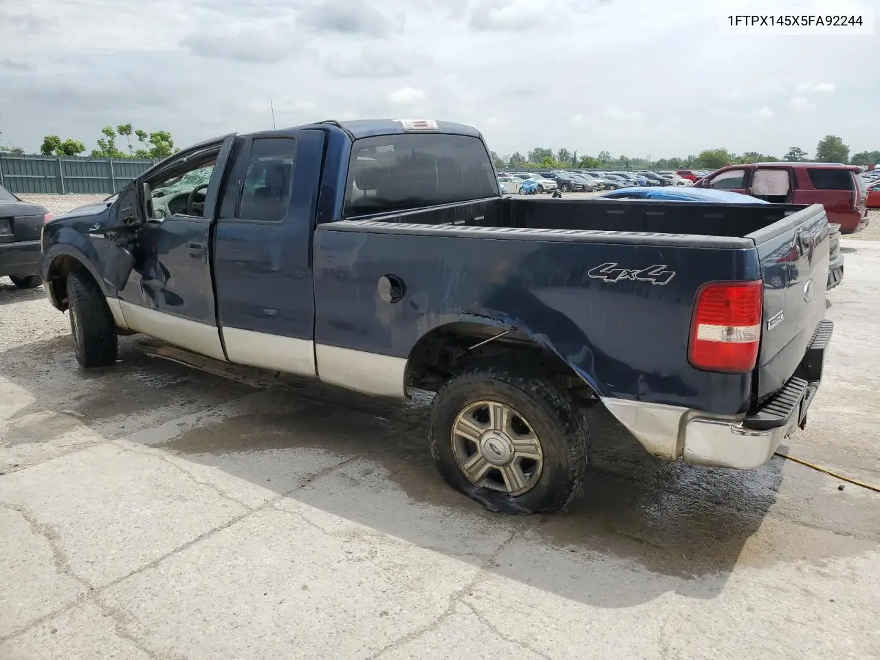 2005 Ford F150 VIN: 1FTPX145X5FA92244 Lot: 61569865