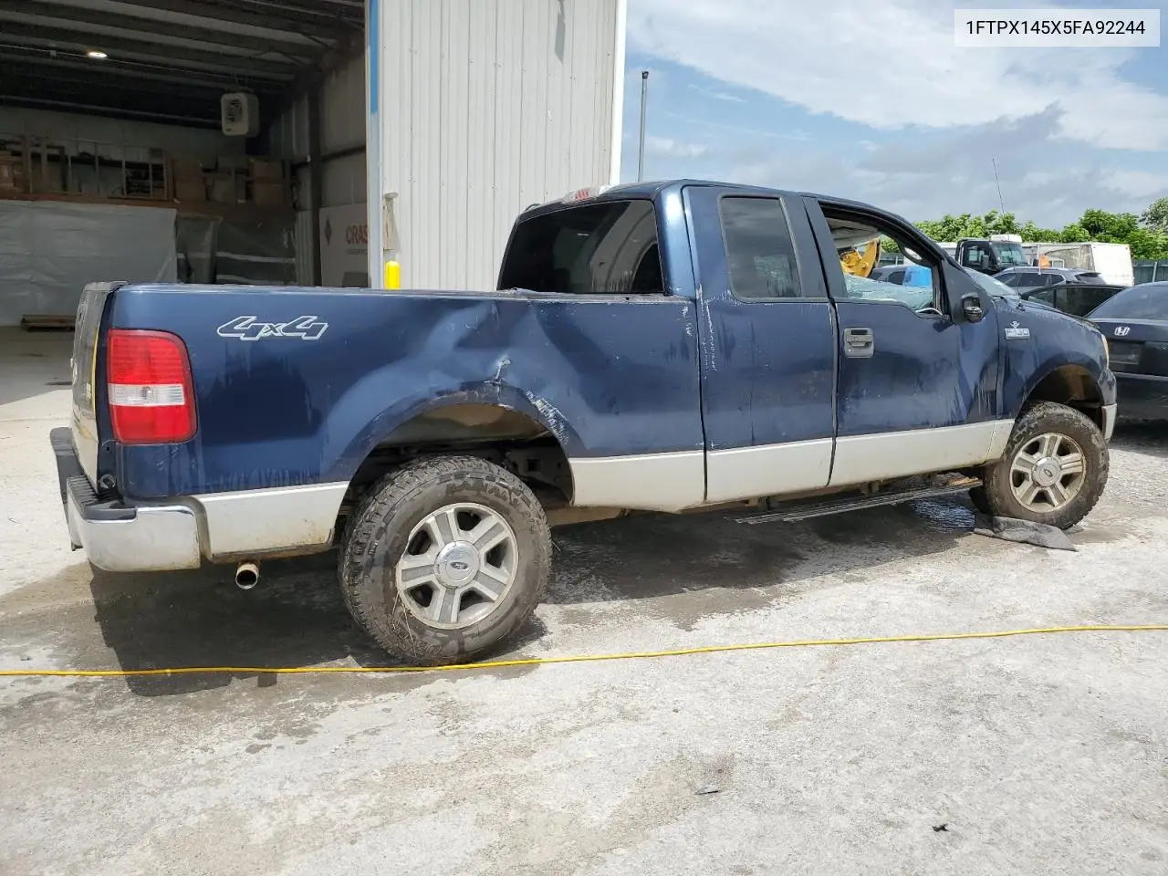 2005 Ford F150 VIN: 1FTPX145X5FA92244 Lot: 61569865