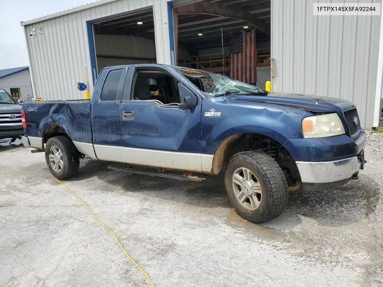 2005 Ford F150 VIN: 1FTPX145X5FA92244 Lot: 61569865