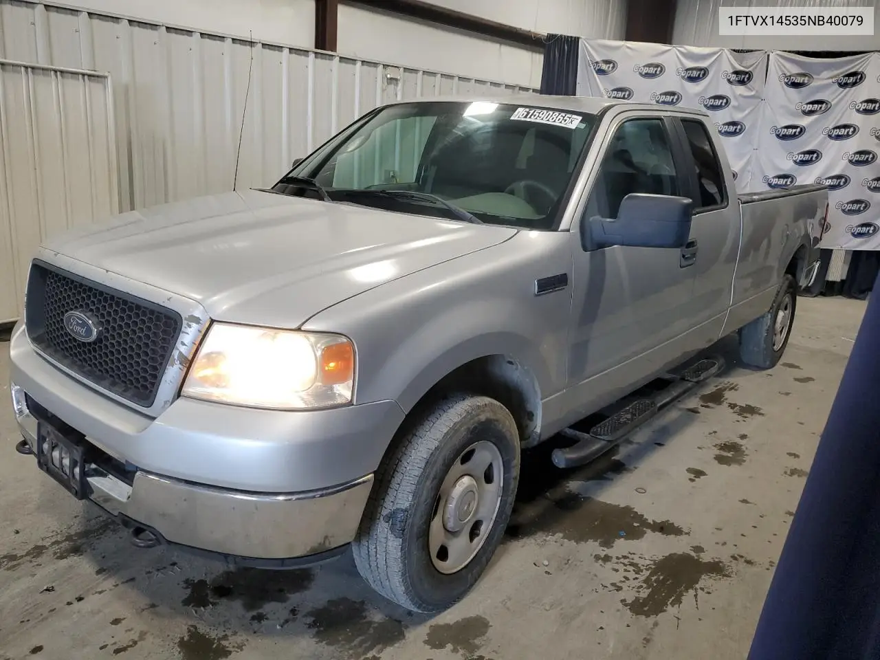 2005 Ford F150 VIN: 1FTVX14535NB40079 Lot: 61590865
