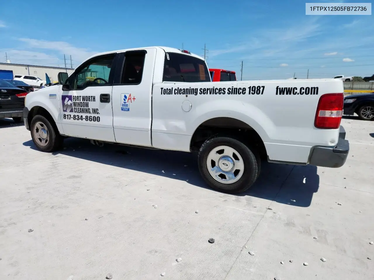 2005 Ford F150 VIN: 1FTPX12505FB72736 Lot: 62170625