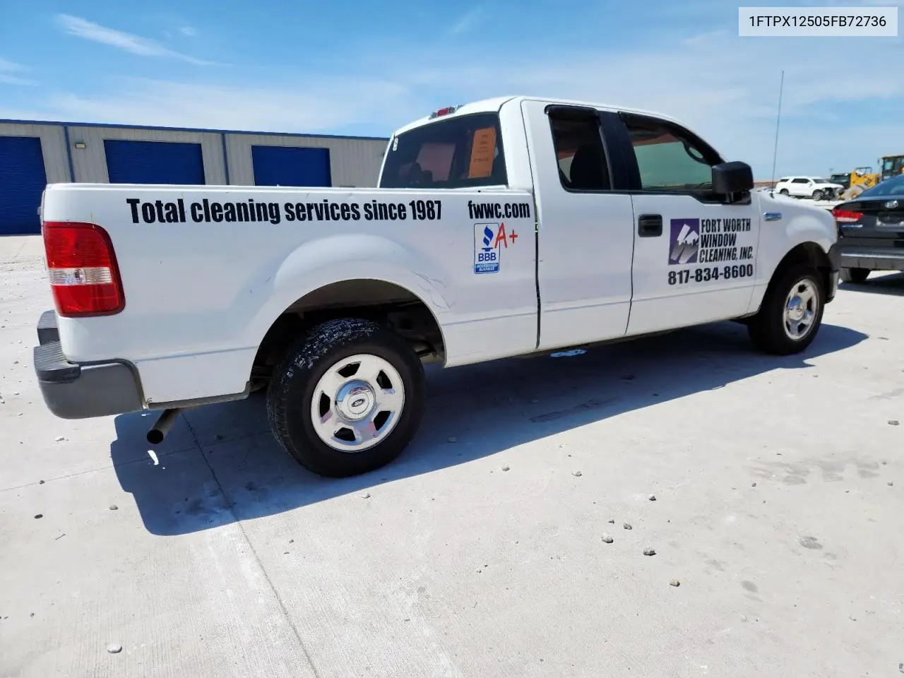 2005 Ford F150 VIN: 1FTPX12505FB72736 Lot: 62170625